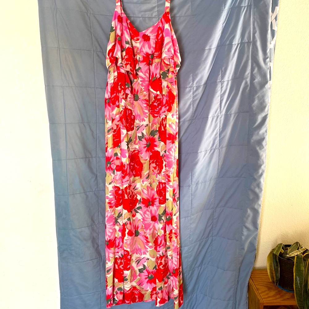 NEW! Long pink summer dress
